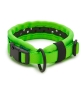 Preview: SOFTY Halsband | Länge: 30-36cm | Breite: 2,8cm | Farbe: grün/schwarz